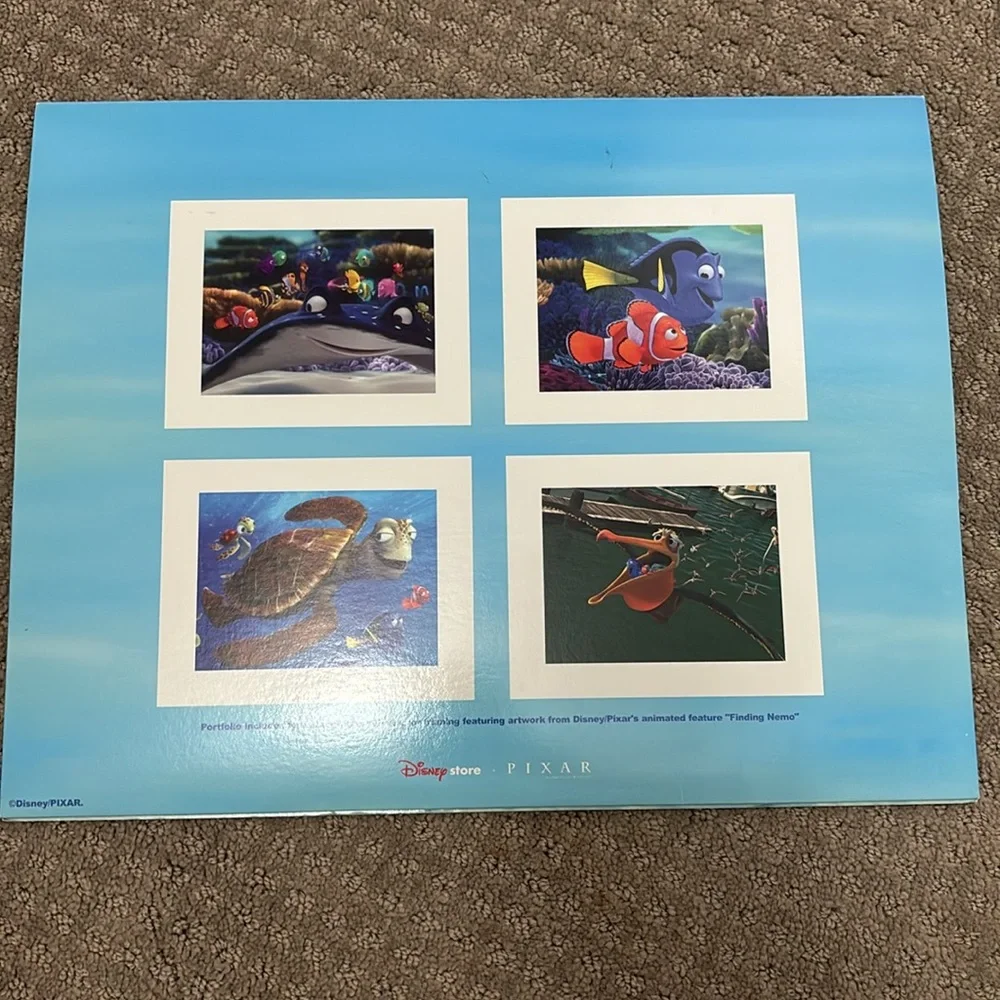 Disney Pixar Finding Nemo 4 printed lithographs suitable for framing artwork - Picture 2 of 4